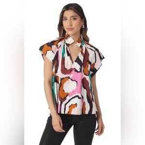 NWT Crosby by Mollie Burch Wilkes Top In Motion size M